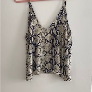Tobi Snakskin Tank